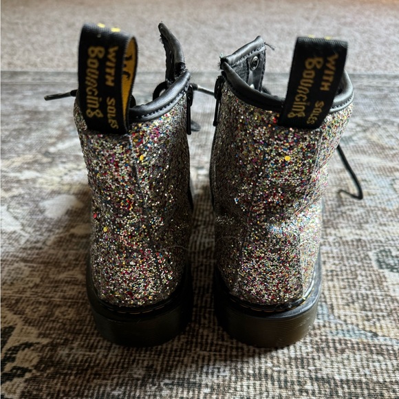 Dr.Marten's Junior 1460 Chunky Glitter Boots Kids Size 4 - Picture 13 of 13